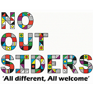 No Out Siders: All different, All Welcome